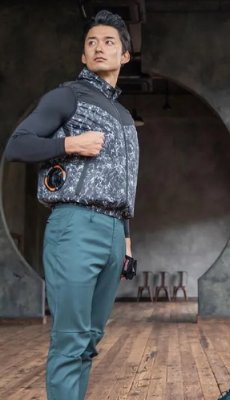 画像13: 26893【ブルゾンのみ】エアセンサー／遮熱ベスト・サイドファン (13)