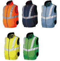 画像2: 26884【ブルゾンのみ】エアセンサー/高視認反射ベスト・サイドファン