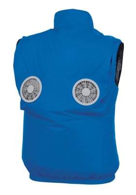 画像6: XE98036【ブルゾンのみ】ジーベック空調服(R)／遮熱ベスト・上部ファン (6)