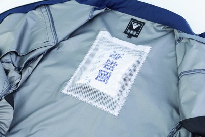 画像18: XE98037【ブルゾンのみ】ジーベック空調服(R)／エコ遮熱長袖(JIS制電)・サイドファン (18)