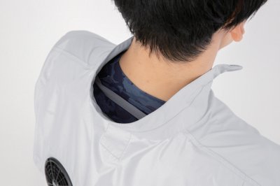 画像13: XE98036【ブルゾンのみ】ジーベック空調服(R)／遮熱ベスト・上部ファン (13)