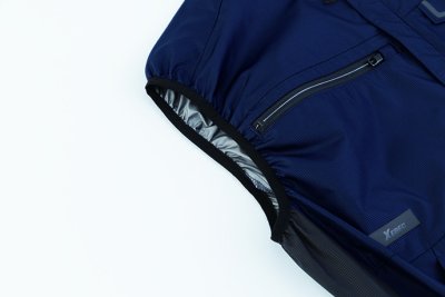 画像13: XE98039【ブルゾンのみ】ジーベック空調服(R)／エコ遮熱ベスト(JIS制電)・サイドファン (13)