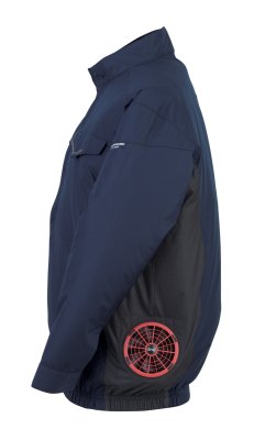 画像5: XE98037【ブルゾンのみ】ジーベック空調服(R)／エコ遮熱長袖(JIS制電)・サイドファン (5)