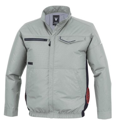 画像7: XE98037【ブルゾンのみ】ジーベック空調服(R)／エコ遮熱長袖(JIS制電)・サイドファン (7)