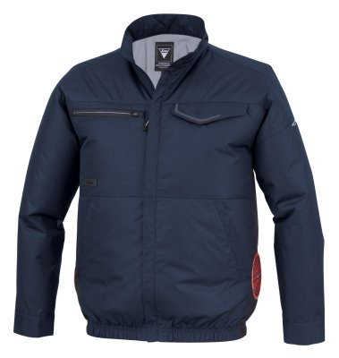 画像3: XE98037【ブルゾンのみ】ジーベック空調服(R)／エコ遮熱長袖(JIS制電)・サイドファン (3)