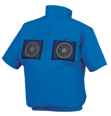 画像6: XE98108【ブルゾンのみ】ジーベック空調服(R)／遮熱長袖(ハーネス対応)・上部ファン (6)