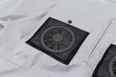 画像11: XE98108【ブルゾンのみ】ジーベック空調服(R)／遮熱長袖(ハーネス対応)・上部ファン (11)