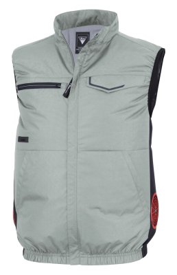 画像6: XE98039【ブルゾンのみ】ジーベック空調服(R)／エコ遮熱ベスト(JIS制電)・サイドファン (6)