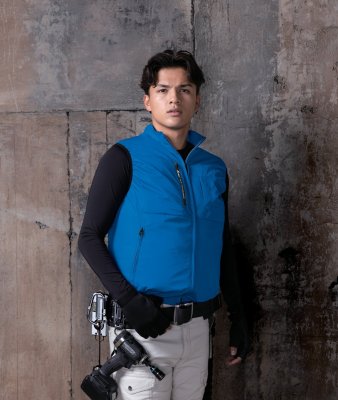 画像2: XE98036【ブルゾンのみ】ジーベック空調服(R)／遮熱ベスト・上部ファン (2)