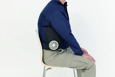 画像18: XE98038【ブルゾンのみ】ジーベック空調服(R)／エコ遮熱半袖(JIS制電)・サイドファン (18)