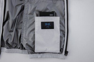 画像10: XE98108【ブルゾンのみ】ジーベック空調服(R)／遮熱長袖(ハーネス対応)・上部ファン (10)