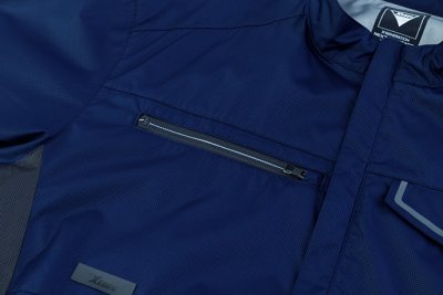 画像11: XE98038【ブルゾンのみ】ジーベック空調服(R)／エコ遮熱半袖(JIS制電)・サイドファン (11)
