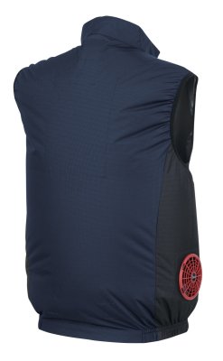 画像3: XE98039【ブルゾンのみ】ジーベック空調服(R)／エコ遮熱ベスト(JIS制電)・サイドファン (3)