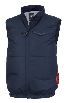 画像2: XE98039【ブルゾンのみ】ジーベック空調服(R)／エコ遮熱ベスト(JIS制電)・サイドファン (2)