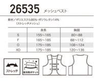 画像1: 26535-S メッシュベスト&保冷剤3個セット (2色)