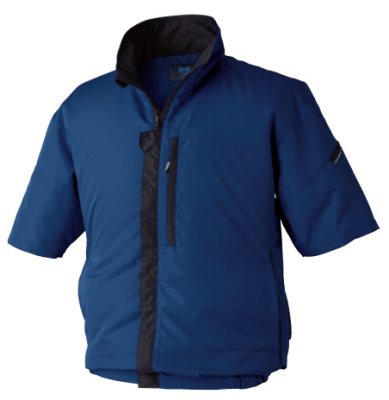 画像6: KU92622【ブルゾンのみ】空調服(R)／制電半袖・横ファン (6)