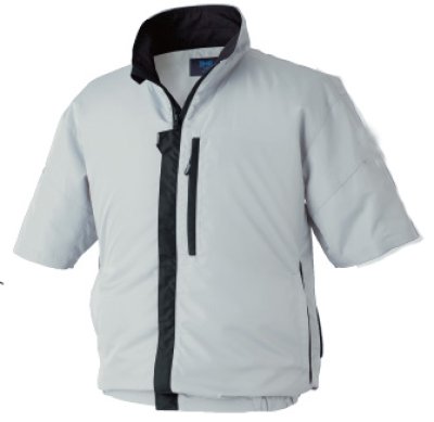 画像3: KU92622【ブルゾンのみ】空調服(R)／制電半袖・横ファン (3)