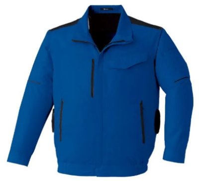 画像5: E9214【ブルゾンのみ】旭蝶空調服(R)／エコ制電長袖・横ファン (5)