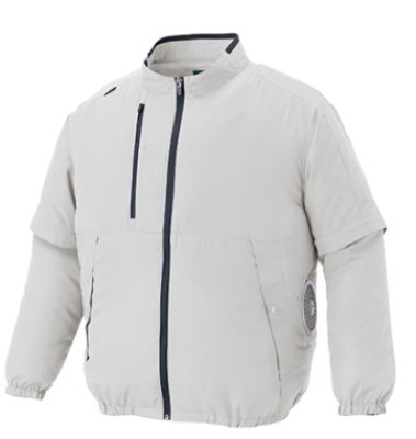 画像2: AZ-50295【ブルゾンのみ】アイトス空調服(R)／長袖エコ・サイドファン (2)