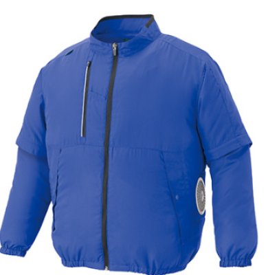 画像4: AZ-50295【ブルゾンのみ】アイトス空調服(R)／長袖エコ・サイドファン (4)