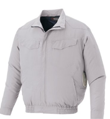 画像2: AZ-50289【空調服(R)セット】ブルゾン・ファン・バッテリー(充電器付)／制電長袖(JIS T8118) (2)