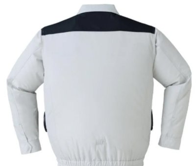 画像4: E9214【ブルゾンのみ】旭蝶空調服(R)／エコ制電長袖・横ファン (4)