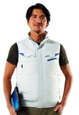 画像10: E9215【ブルゾンのみ】旭蝶空調服(R)／ベスト・エコ(JIS制電) (10)