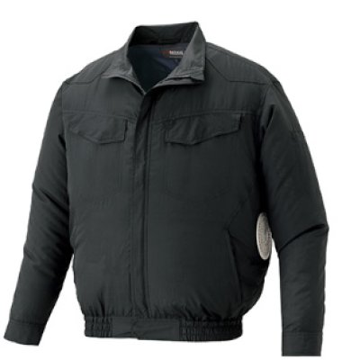 画像4: AZ-50289【空調服(R)セット】ブルゾン・ファン・バッテリー(充電器付)／制電長袖(JIS T8118) (4)