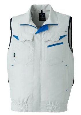 画像3: E9215【ブルゾンのみ】旭蝶空調服(R)／ベスト・エコ(JIS制電) (3)