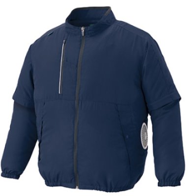 画像3: AZ-50295【ブルゾンのみ】アイトス空調服(R)／長袖エコ・サイドファン (3)