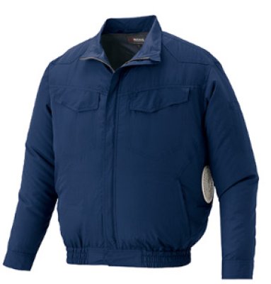 画像3: AZ-50289【空調服(R)セット】ブルゾン・ファン・バッテリー(充電器付)／制電長袖(JIS T8118) (3)