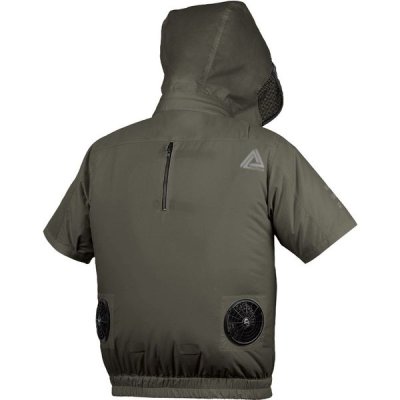 画像3: 37-1501【空調服(R)セット】ALT空調服ブルゾン・ファン・バッテリー(充電器付)／半袖(フルハーネス) (3)