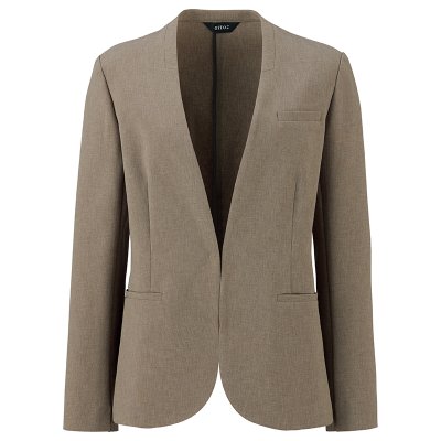 画像1: 630020 レディースノーカラージャケット (4色) (1)