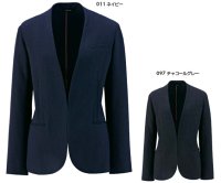 画像2: 46020 レディースノーカラージャケット (2色)