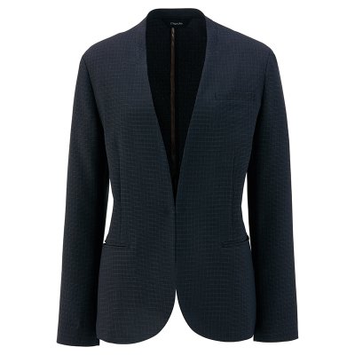 画像2: 46020 レディースノーカラージャケット (2色) (2)