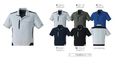 画像2: AS1098E 半袖ブルゾン・夏 (5色) (2)