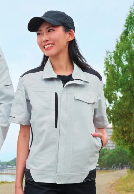 画像3: AS1098E 半袖ブルゾン・夏 (5色) (3)