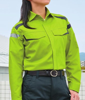 画像2: AS4058E 長袖シャツ (5色) (2)