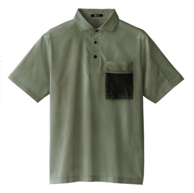 画像4: 0028 半袖ファブリックシャツ (4色） (4)