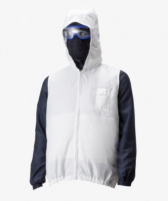 画像9: PK2911【ブルゾンのみ】空調服(R)／フード付アウターベスト(防塵) (9)