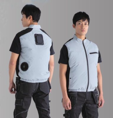画像3: TH615 冷蔵服ベスト(ぺエルチェ・ファン一体型)／bigborn (3)