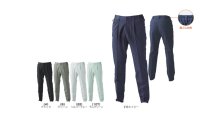 画像2: SW90-2605 スラックス(ワンタック・脇ゴム) (5色)