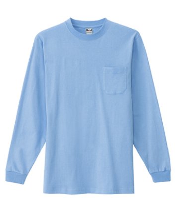 画像3: az10530 長袖Tシャツ・綿100％（6色） (3)