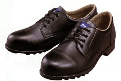 画像1: 85025 牛革安全靴（短靴・スムース）(ブラック) (1)