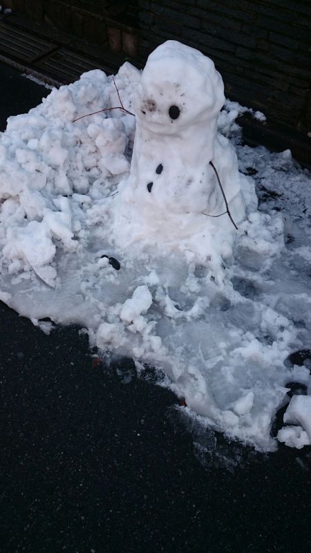 雪だるま発見★