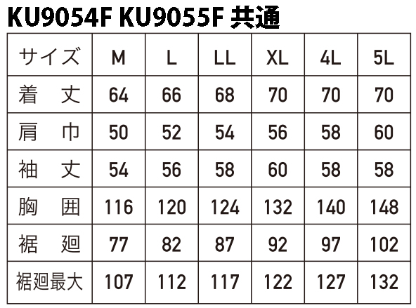 KU9055F【ブルゾンのみ】空調服(R)／長袖(フルハーネス)・綿100％｜2023空調服(R) {綿100％}KU90550