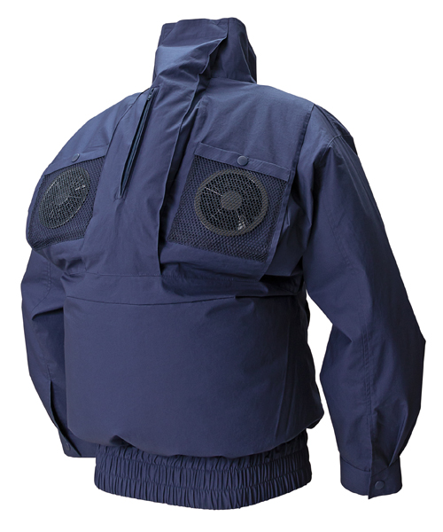 女性が喜ぶ♪-空調服(R) 長袖ブルゾン KU90550 ダークブルー 7L +空調